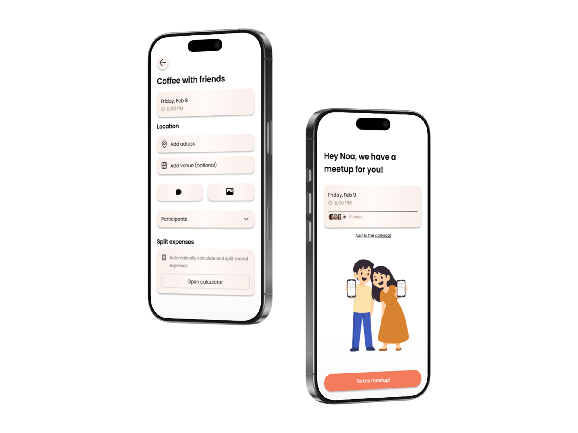 Meetup details & confirmation